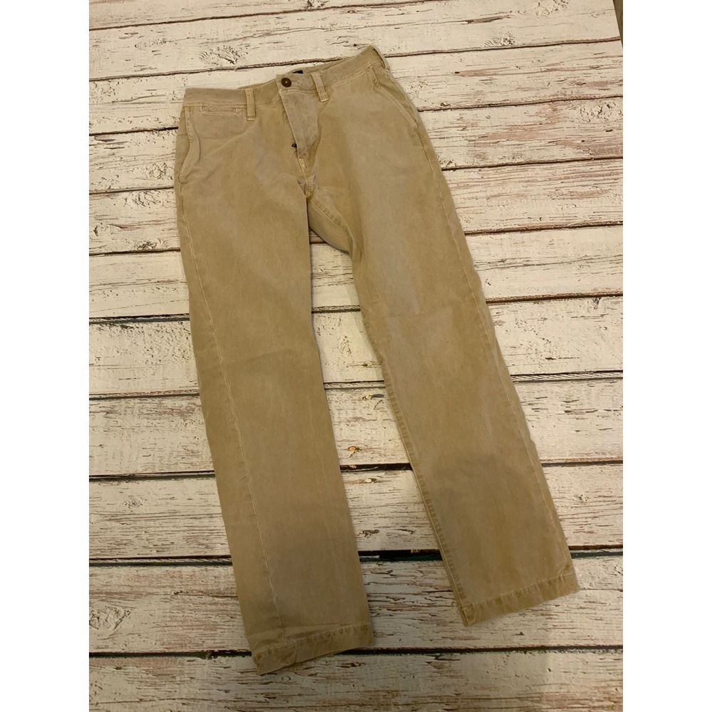 American Eagle 360 Extreme Flex Khaki Chino Pants Mens 29x30 Slim Tan Straight